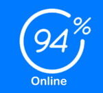 94% Online